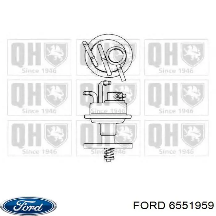  Bomba de combustible mecánica para Ford Orion 3 