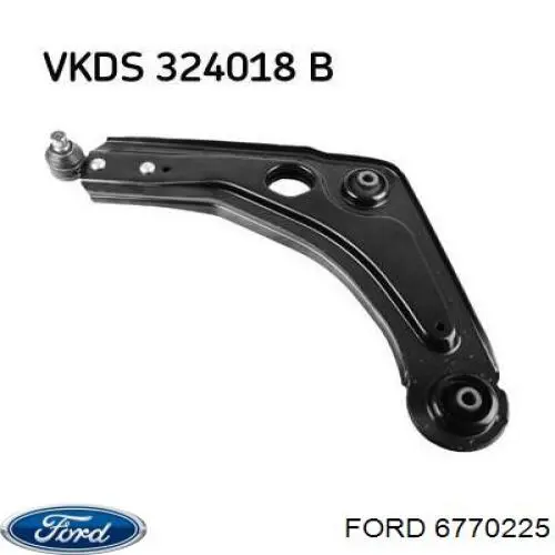 6770225 Ford barra oscilante, suspensión de ruedas delantera, inferior izquierda