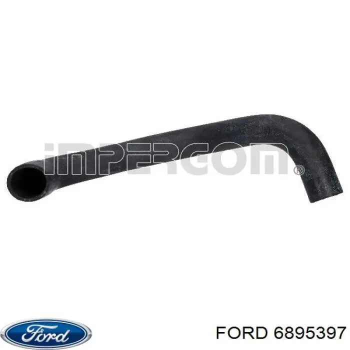  Manguera refrigerante para radiador inferiora para Ford Fiesta F3L, F5L