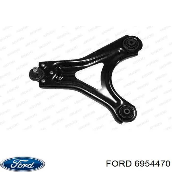 6954470 Ford barra oscilante, suspensión de ruedas delantera, inferior derecha