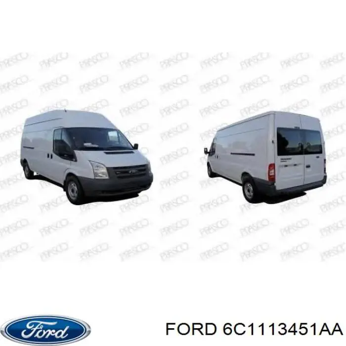 6C1113451AA Ford piloto posterior derecho