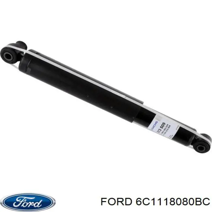 6C1118080BC Ford amortiguador trasero