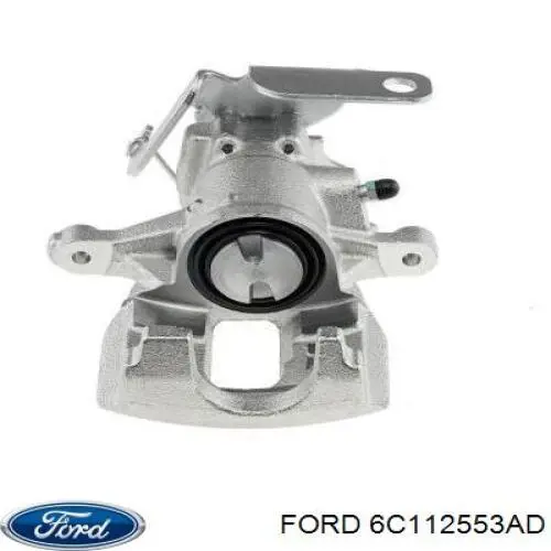 6C112553AD Ford pinza de freno trasera izquierda