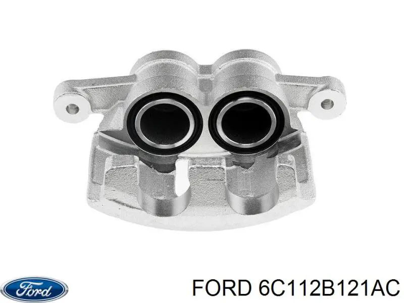 6C112B121AC Ford pinza de freno delantera izquierda