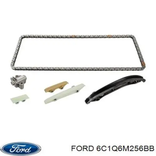 6C1Q 6M256 BB Ford carril de deslizamiento, cadena de distribución superior