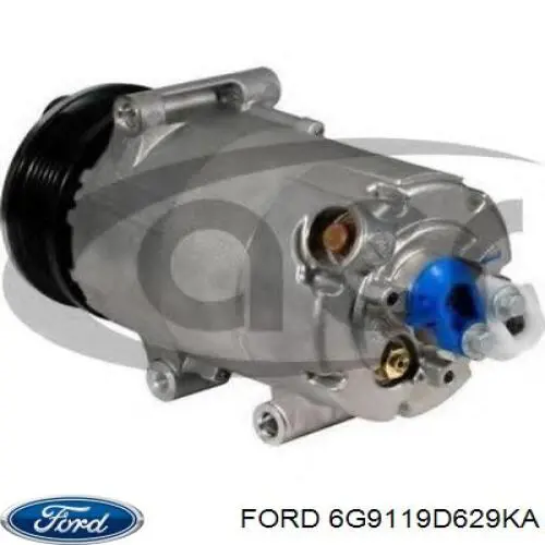 6G9119D629KA Ford compresor de aire acondicionado