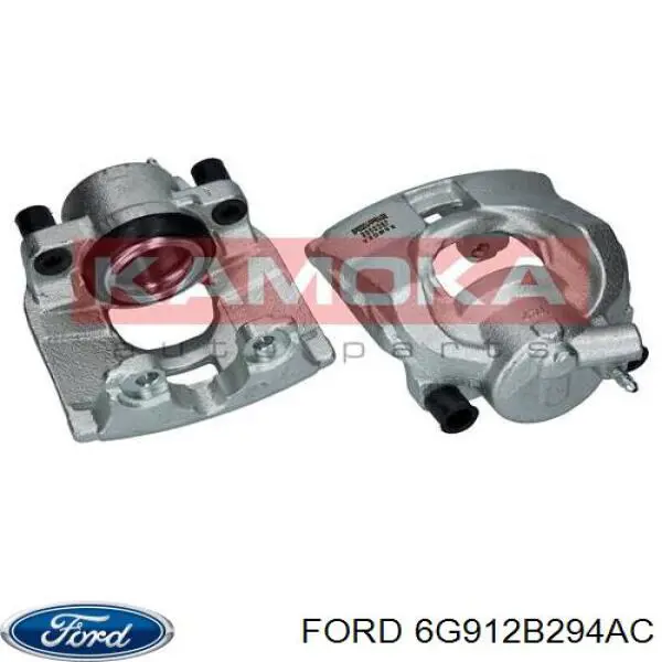 6G912B294AC Ford pinza de freno delantera derecha