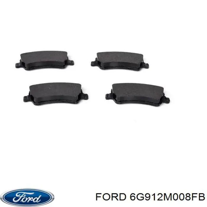 6G912M008FB Ford pastillas de freno traseras