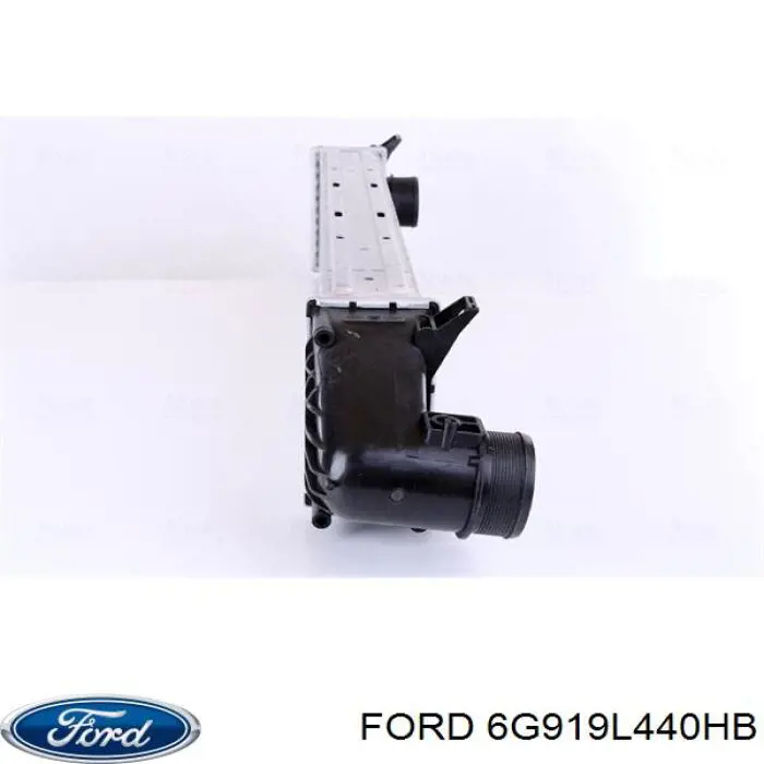 6G919L440-HB Ford radiador de aire de admisión