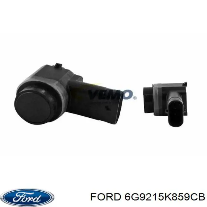 6G9215K859CB Ford sensor alarma de estacionamiento (packtronic Frontal)