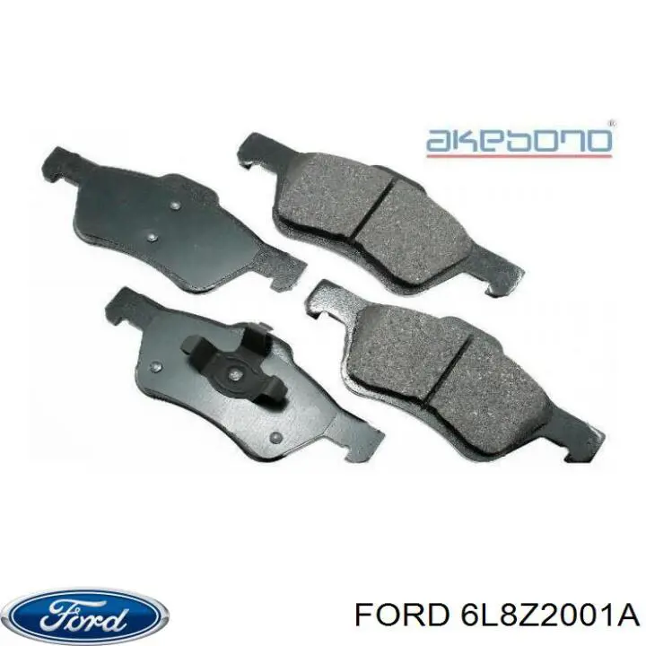 6L8Z2001A Ford pastillas de freno delanteras