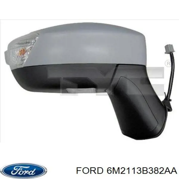 6M2113B382AA Ford luz intermitente de retrovisor exterior derecho