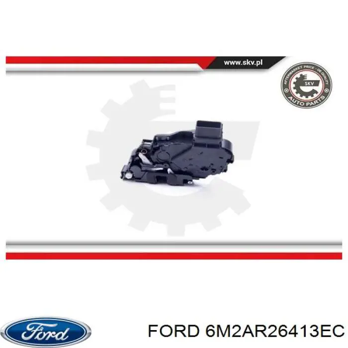 1791423 Ford cerradura de puerta trasera izquierda