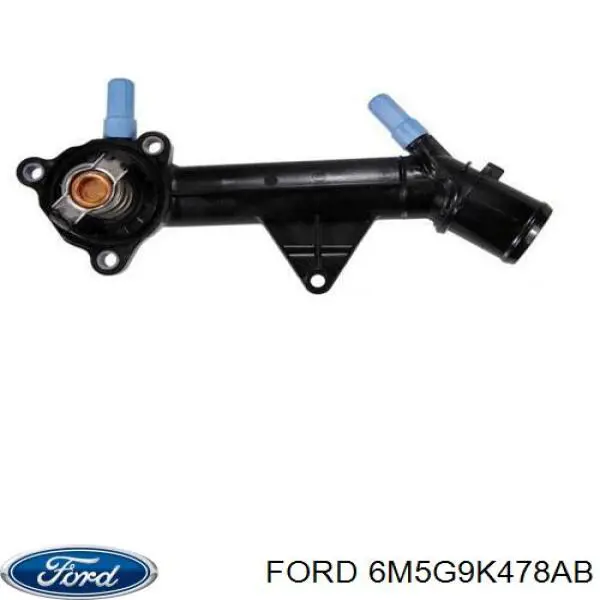 6M5G9K478-AB Ford caja del termostato