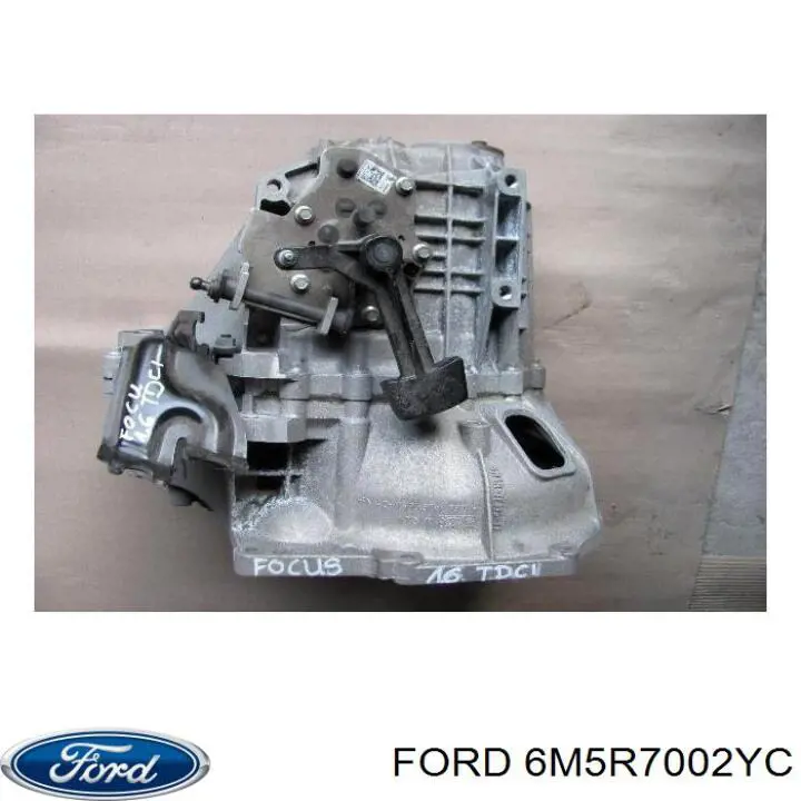 6M5R7002YC Ford caja de cambios mecánica, completa