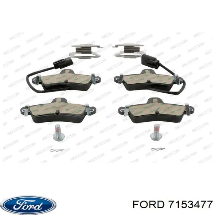 7153477 Ford pastillas de freno traseras