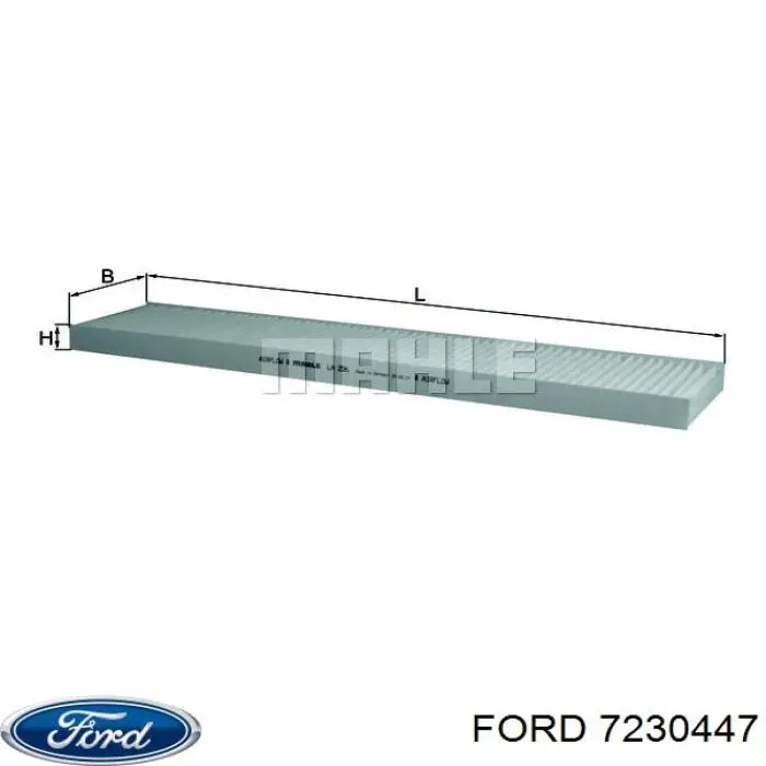 7230447 Ford filtro de habitáculo