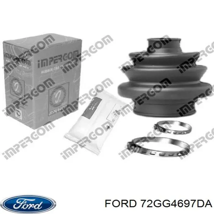 72GG4697DA Ford fuelle, árbol de transmisión trasero exterior