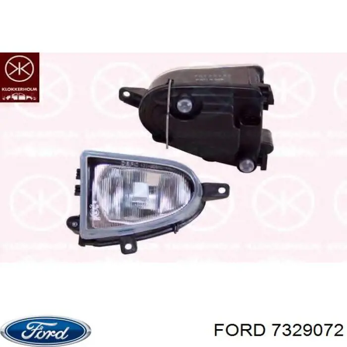 7329072 Ford faro antiniebla izquierdo