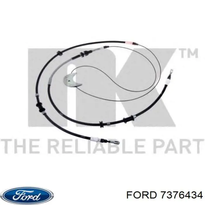 95GB2A603AD Ford cable de freno de mano trasero derecho/izquierdo