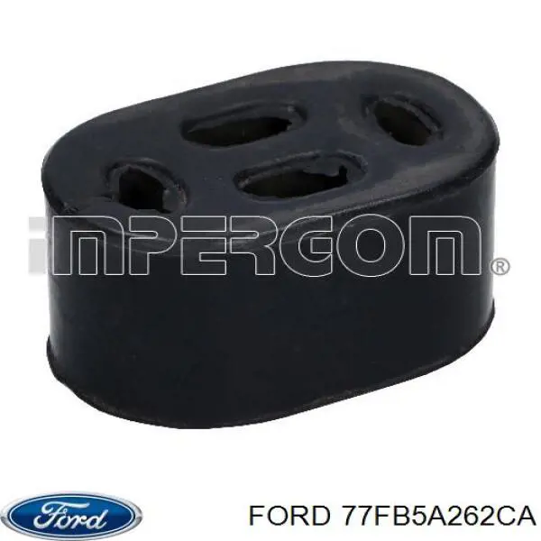 77FB5A262CA Ford soporte, silenciador