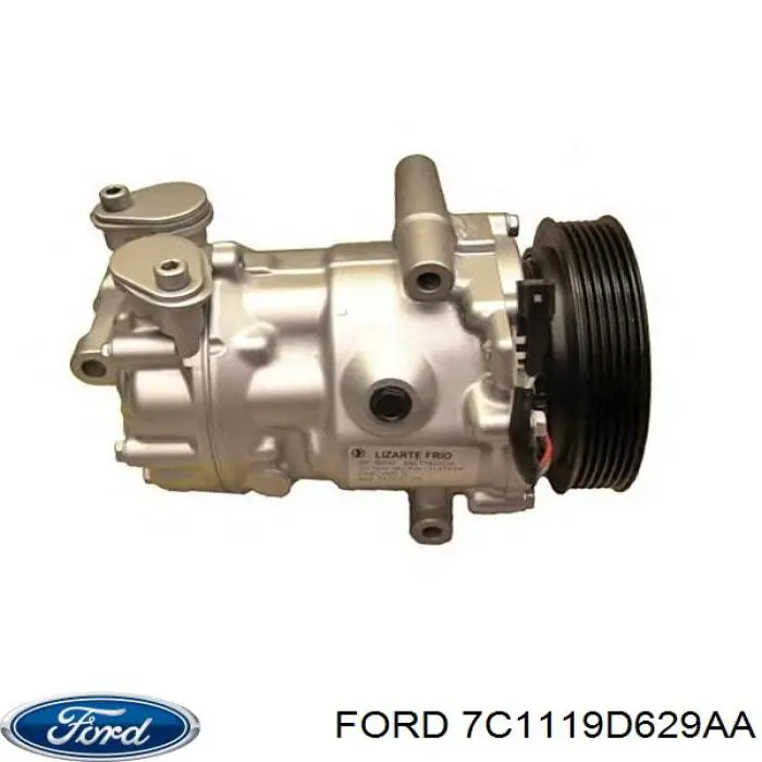 7C1119D629AA Ford compresor de aire acondicionado