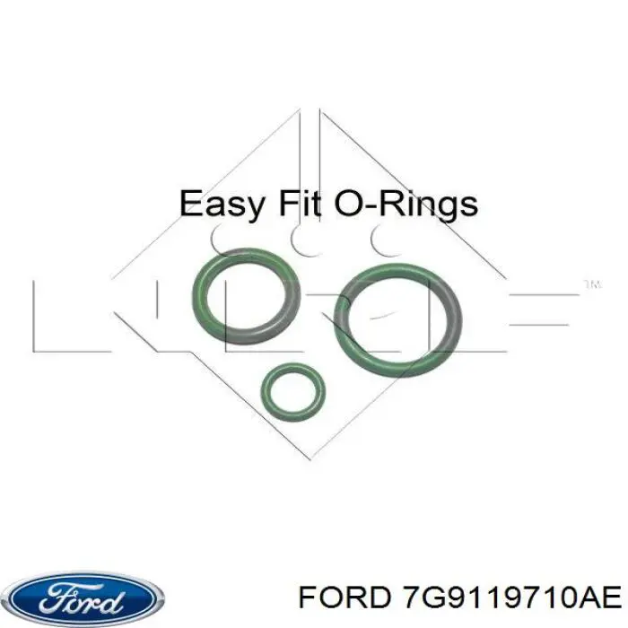 7G9119710AE Ford condensador aire acondicionado