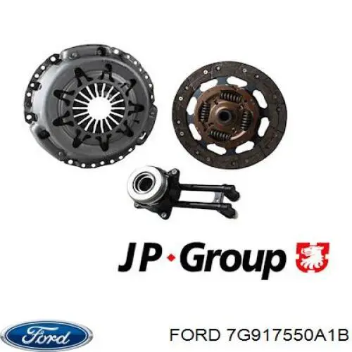 7G917550-A1B Ford disco de embrague