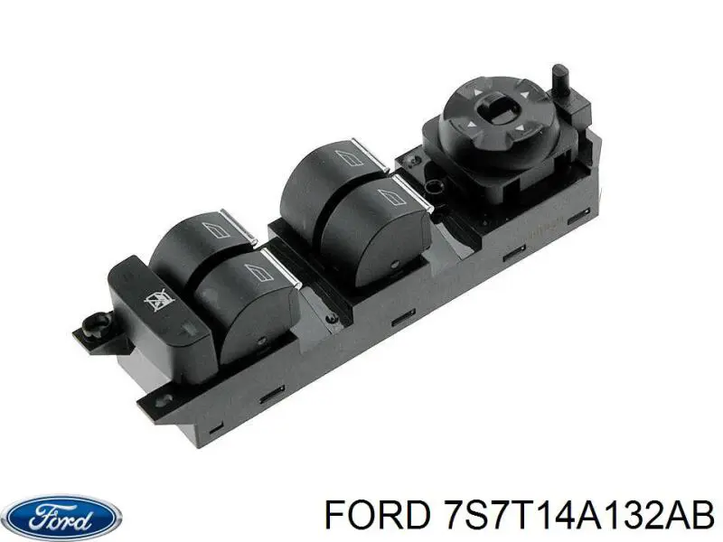 7S7T14A132AB Ford unidad de control elevalunas delantera izquierda