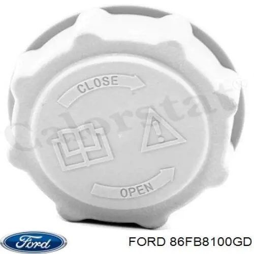 86FB8100GD Ford tapón de expansión de refrigerante/anticongelante