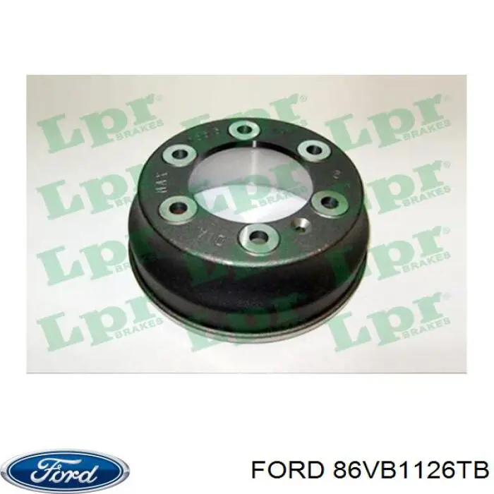 86VB1126TB Ford freno de tambor trasero