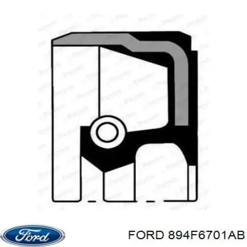 894F6701AB Ford anillo retén, cigüeñal