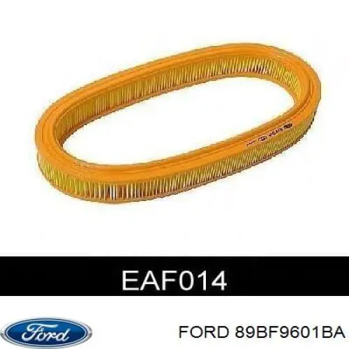 89BF9601BA Ford filtro de aire