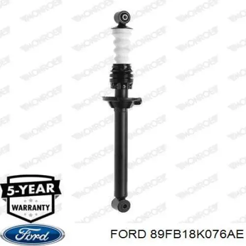 89FB18K076AE Ford amortiguador trasero