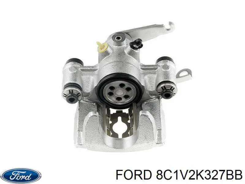 8C1V2K327BB Ford pinza de freno trasero derecho