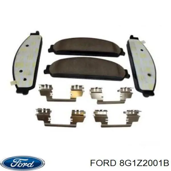 8G1Z2001B Ford pastillas de freno delanteras