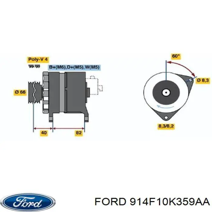 5024003 Ford alternador