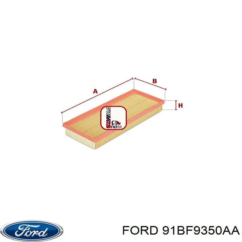 91BF9350AA Ford bomba de combustible mecánica