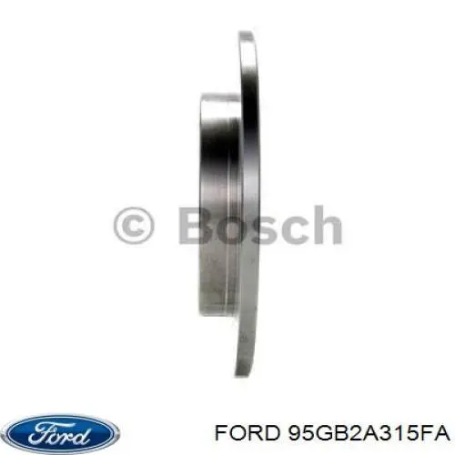 95GB2A315FA Ford freno de disco delantero