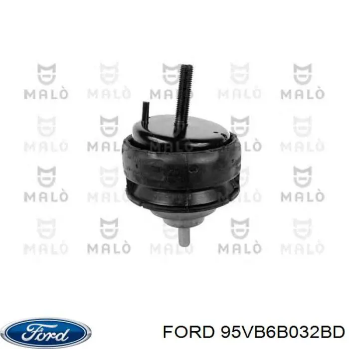 95VB6B032BD Ford soporte motor izquierdo