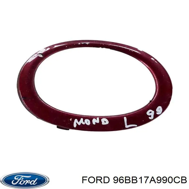 96BB17A990CB Ford embellecedor, faro antiniebla izquierdo