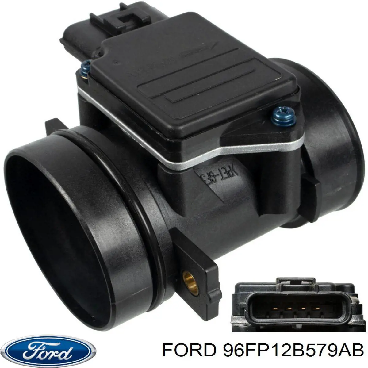 96FP12B579AB Ford sensor de flujo de aire/medidor de flujo (flujo de aire masibo)