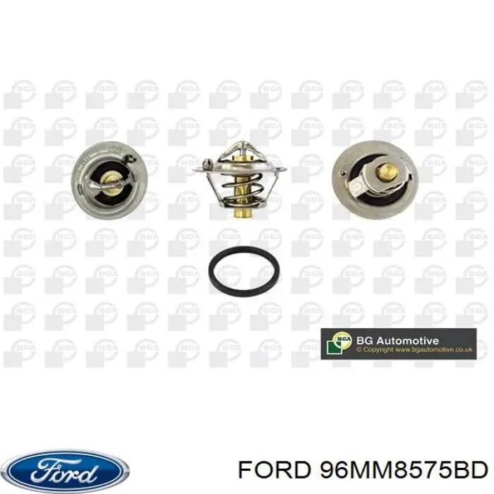 96MM8575BD Ford termostato, refrigerante