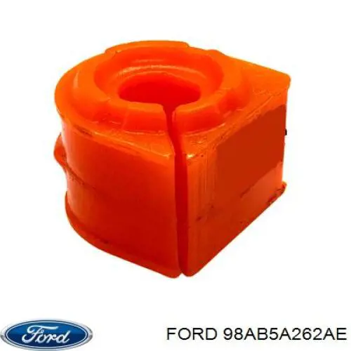 98AB5A262AE Ford soporte, silenciador