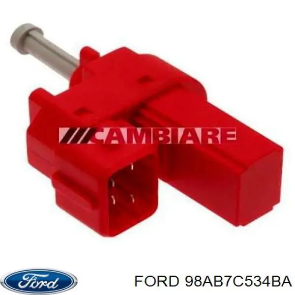 98AB7C534BA Ford interruptor de embrague