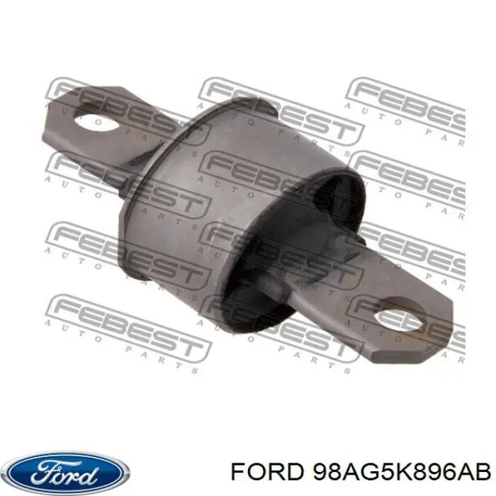 98AG5K896AB Ford bloque silencioso trasero brazo trasero delantero