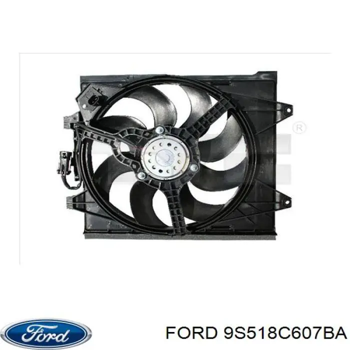 9S518C607BA Ford resitencia, ventilador habitáculo