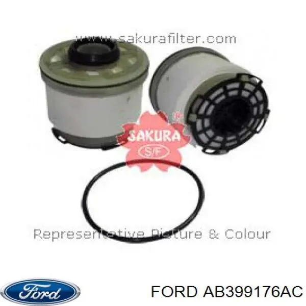 AB399176AC Ford filtro combustible