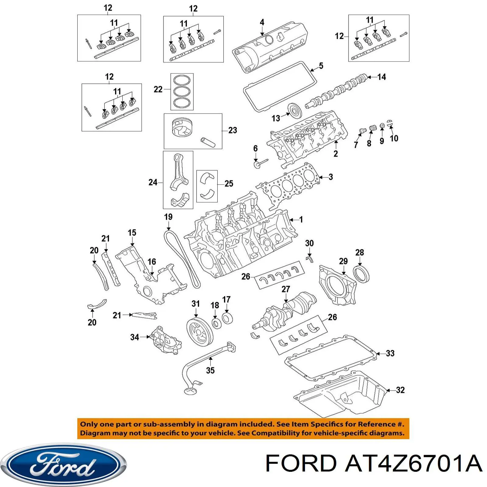  Anillo retén, cigüeñal para Ford Explorer U5