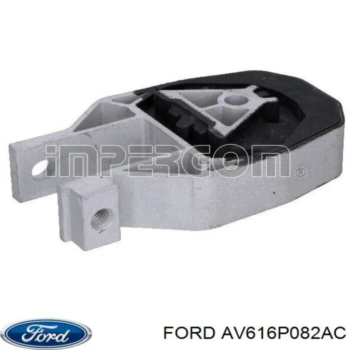 AV616P082AC Ford soporte, motor izquierdo, trasero